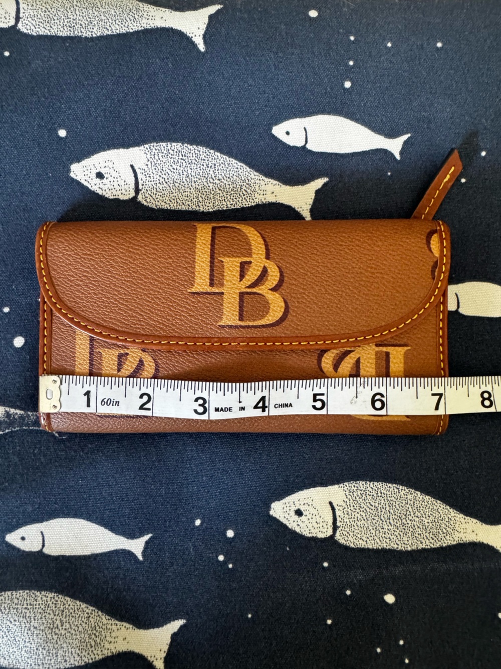 Dooney and Bourke Logo Leather Wallet - Picture 15 of 16